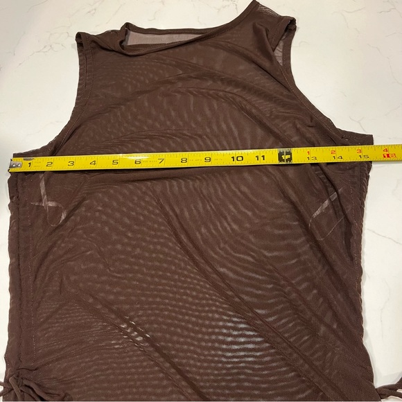 Revolve Superdown Chelsea Maxi Brown Cover Up Sz Small - Picture 9 of 10